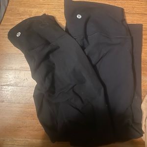 Lulu lemon Wonder Under Hi-Rise 7/8 leggings size 2 & 4